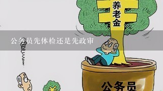 公务员入职流程中的体检与政审顺序解析